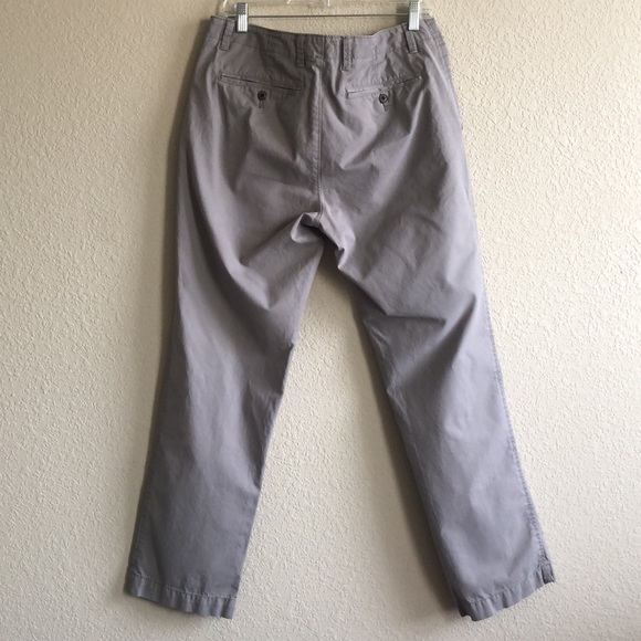 Men's, Khaki Pants, Croft & Barrow, Size 36 x 32, Gray - Picture 3 of 6